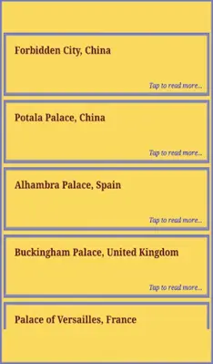 World Famous Palaces android App screenshot 5